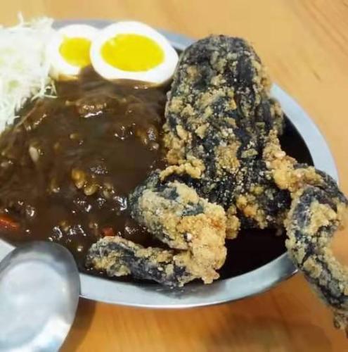 限量版北港青蛙咖哩飯